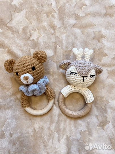 Погремушка грызунок держатель