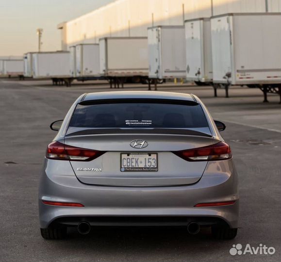 Накладка на заднее стекло Hyundai Elantra 6 AD