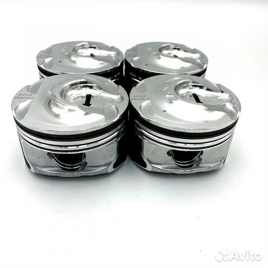 Комплект поршней (4 шт) в сборе Опель 2,0 NHT,NFT
