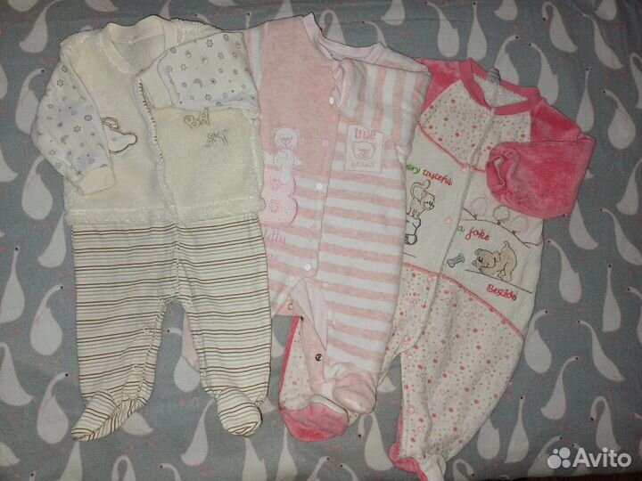 Детские вещи пакетом на девочку 56 62