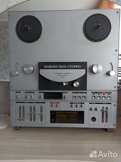 Катушечный магнитофон олимп 004