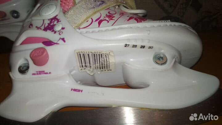 Коньки фигурные для девочки размер 27-30