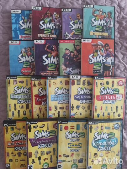 Коллекция дисков The Sims 2