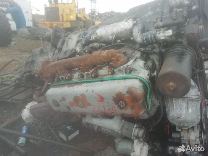 Двигатель с кпп маз
