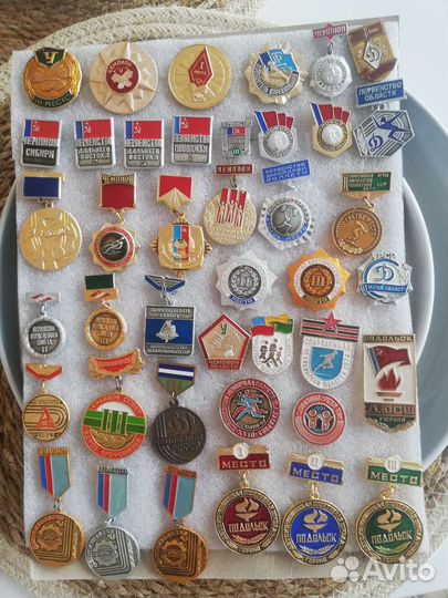 Значки СССР спортивные