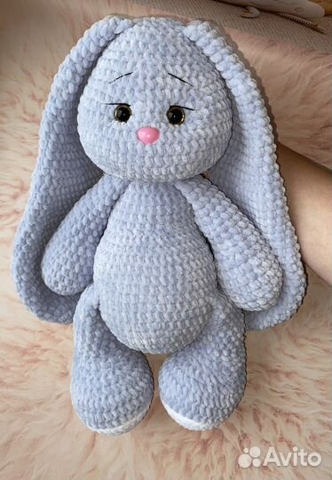 Заяц мягкая игрушка заяц вязаные игрушки