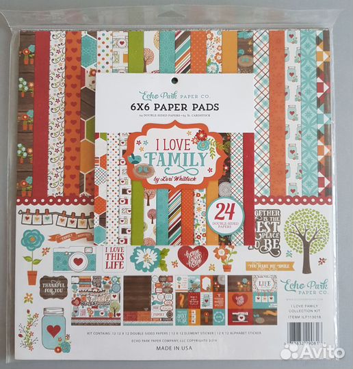 Набор бумаги скрапбукинг