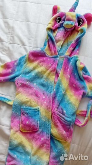 Детский халат Единорог