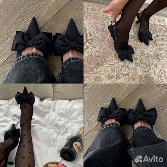 Туфли с бантиком zara