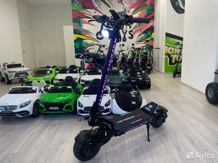 Электросамокат white siberia teverun fighter