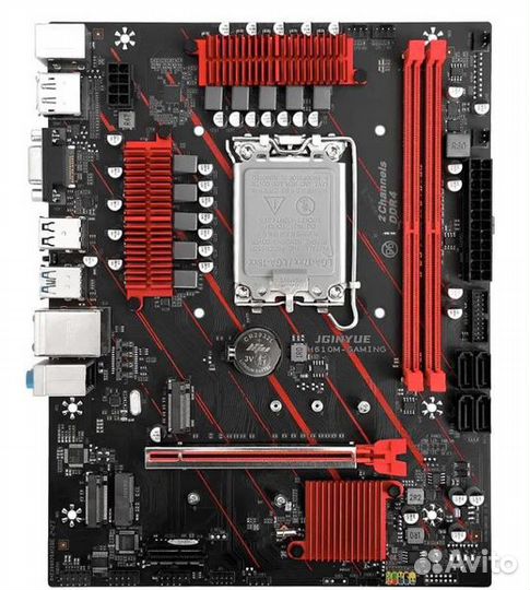 Материнская плата jginyue H610 LGA1700 + Процессор