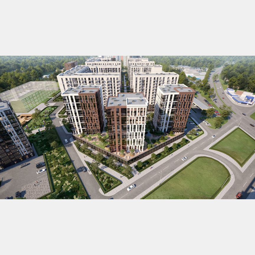 1-к. квартира, 45,3 м², 7/13 эт.