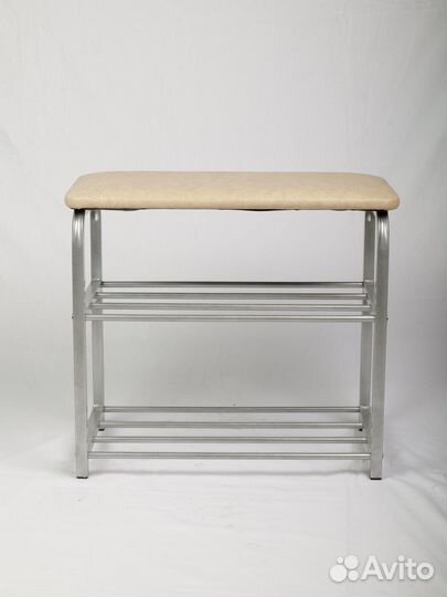 Обувница банкетка бежевая