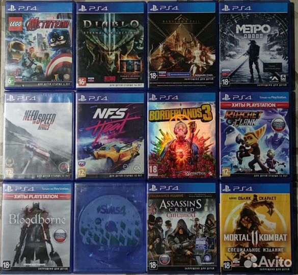 Sony PS4 игры смотрите описание