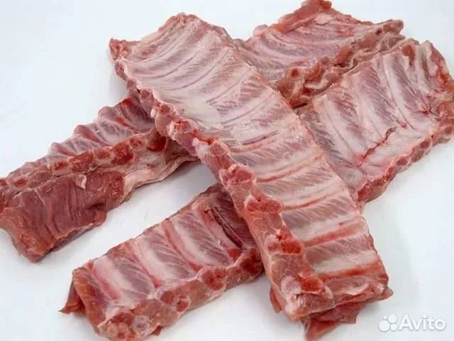 Ребра свиные обвалка