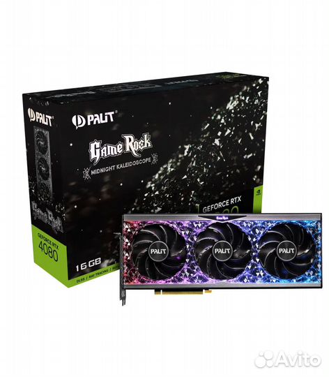 Видеокарта Palit gamerock RTX 4080, 16 гб, NED4080