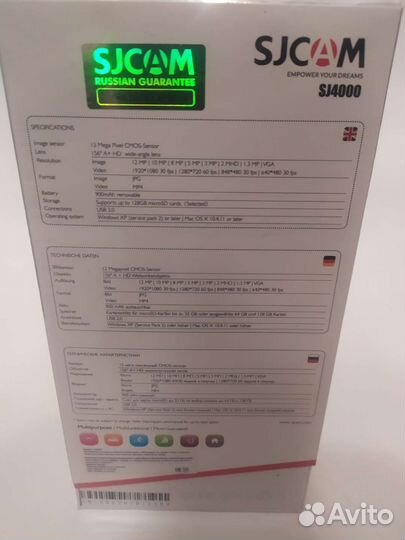 Экшн камера sjcam sj4000