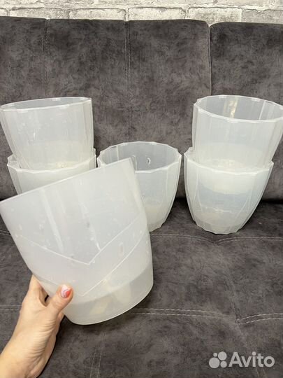 Горшок прозрачный