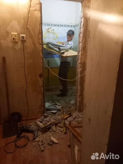 Демонтажные работы и вывоз мусора