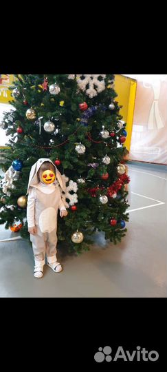 Новогодний костюм зайчика