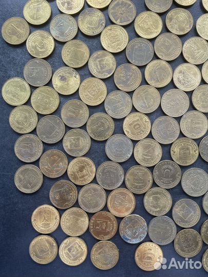 Юбилейные монеты 10 рублей