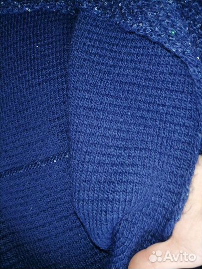 Снуд шарф ferz хамут синий новый