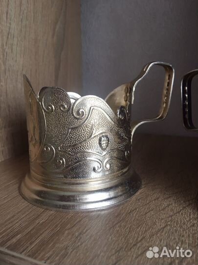 Подстаканники СССР алюминиевые винтаж