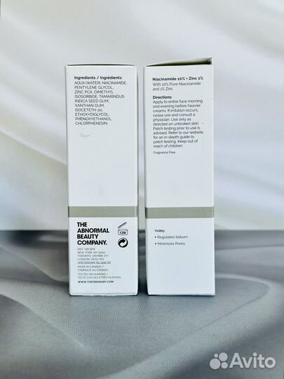 The Ordinary Niacinamide 10 % + Zinc 1 % - 60 мл