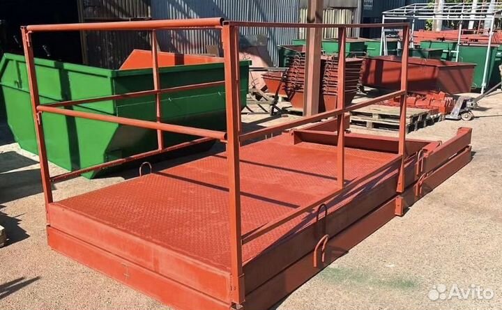 Выносная площадка строительная с сьездом