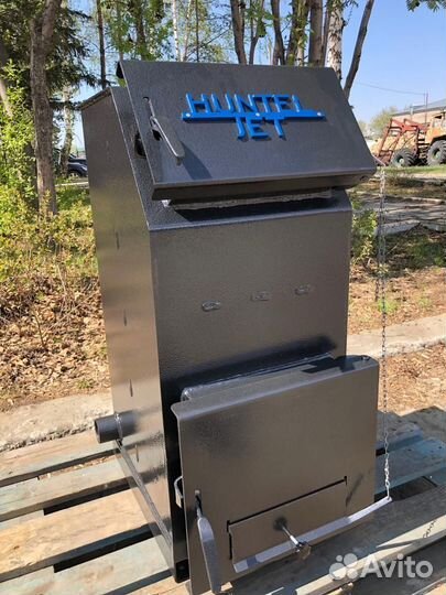 Твердотопливный котёл с увеличенной топкой