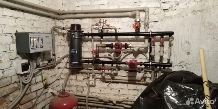 Монтаж систем отопления и водоснабжения