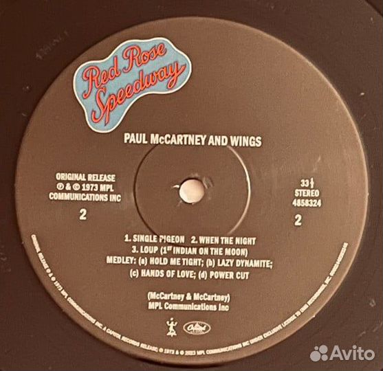 Винил Paul McCartney & Wings – Red Rose Speedway