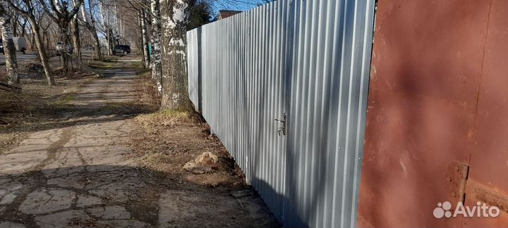 Забор из профнастила