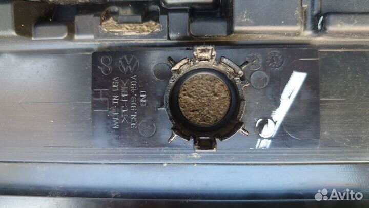 Юбка заднего бампера VW Teramont -respect 2019