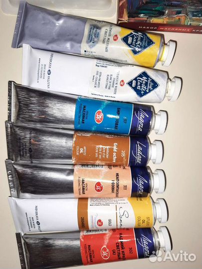 Краски масляные и акварельные