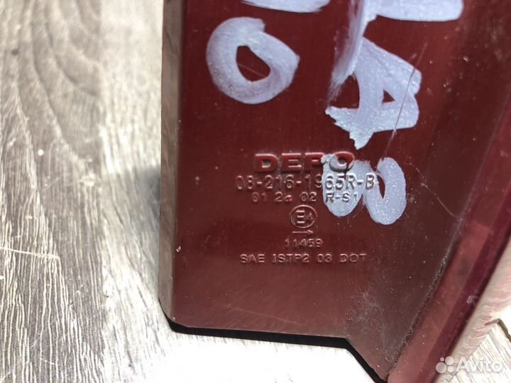 Фонарь задний в крыло правый Mazda 3 BK