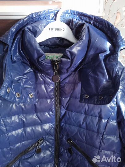 Бомбер пуховик benetton