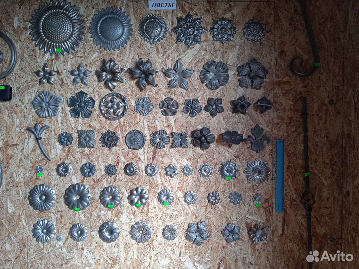 Кованые элементы цветы