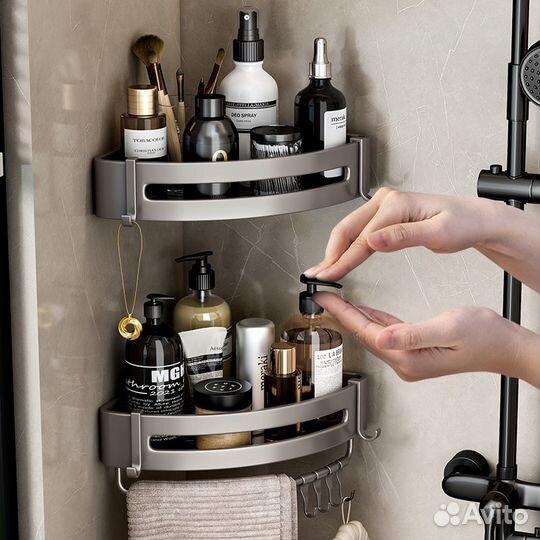 Полка для ванной комнаты. Набор из 2-х штук