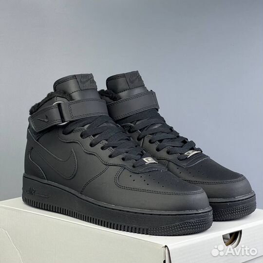 Кроссовки Nike Air Force 1 Зима с мехом