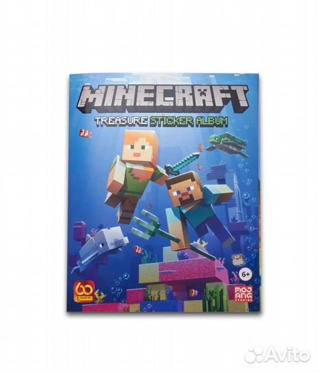 Наклейки panini minecraft