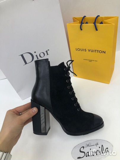 Ботильоны женские на каблуке 37 38 40