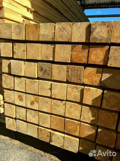 Доска обрезная 50х150х6000мм 1 сорт ГОСТ