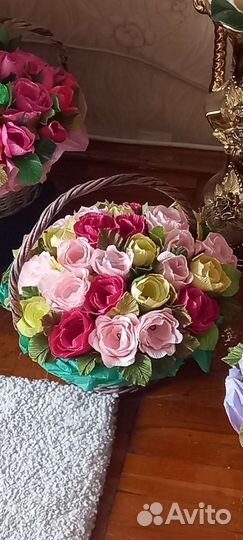 Корзина С цветами.новая