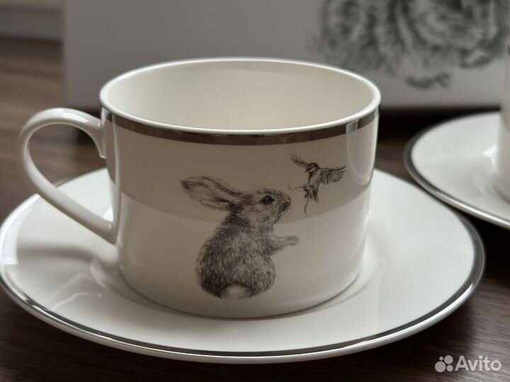 Чайная пара Cozy home Silver Rabbit