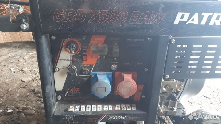 Дизельный генератор Patriot GRD 7500DAW