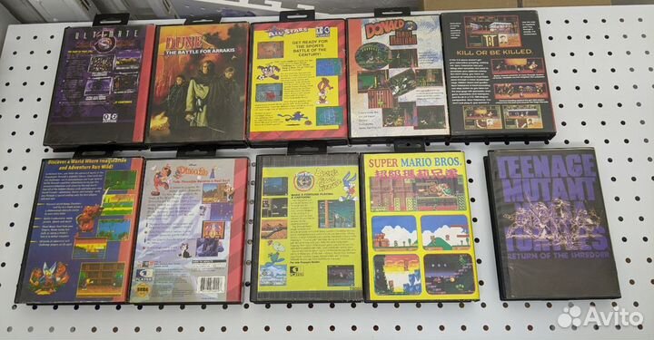 Картриджи для Sega (90е - 2000е годы выпуска)