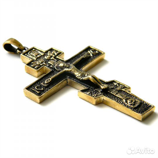 Крест православный большой Бронзовый крест 00158