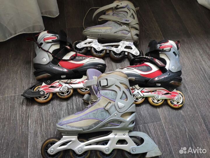 Ролики (роликовые коньки) раздвижные и обычные
