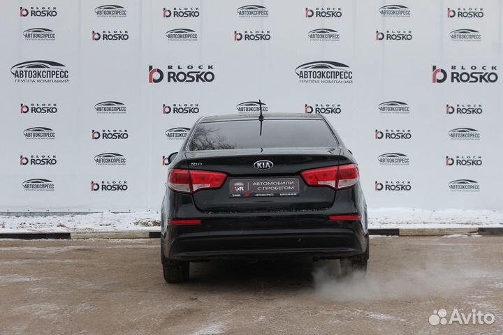 Kia Rio 1.6 AT, 2015, 86 708 км